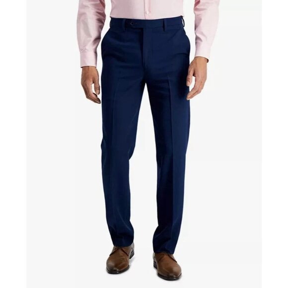 NEW Greg Norman Men's 30x32  Blue Stretch Performance Tech Pants Waistband - Picture 1 of 8